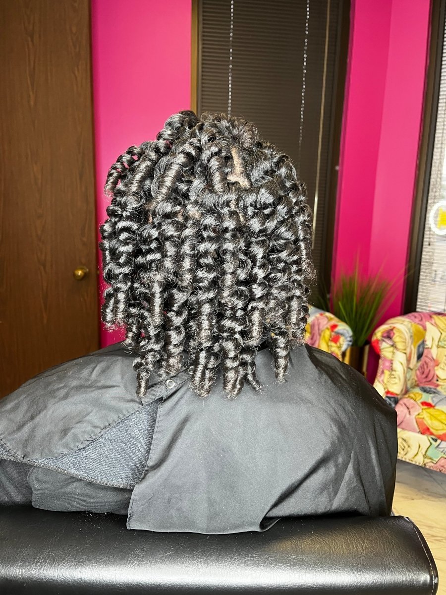 How to do a flexi rod set on natural hair - Gorgeous Strands Retail