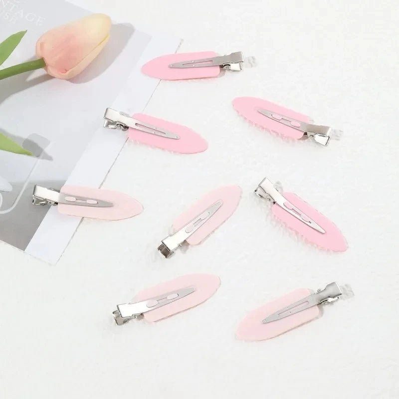 8Pcs/Set Women Girls No Bend Seamless Hair Clips Side Bangs Barrette Makeup Washing Face Accessories Styling Hairpins - Gorgeous Strands Retail