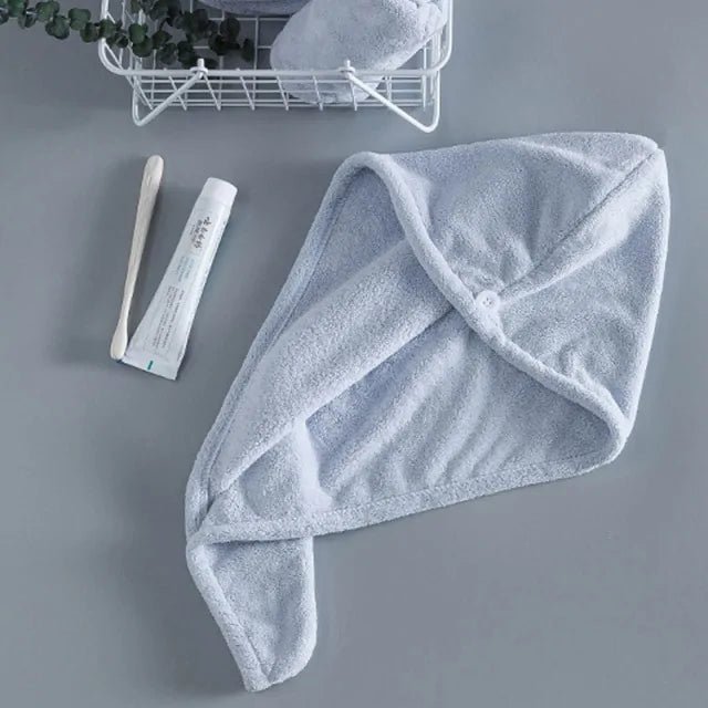 Microfiber Towels for Curly Hair | Secures With Button | - Gorgeous Strands Retail