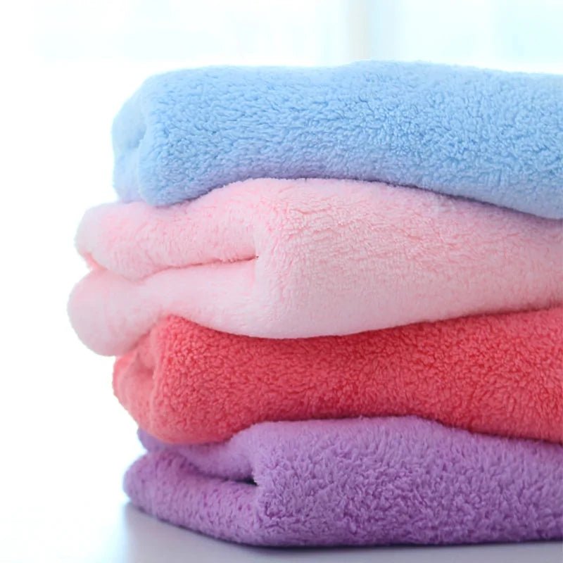 Microfiber Towels for Curly Hair | Secures With Button | - Gorgeous Strands Retail