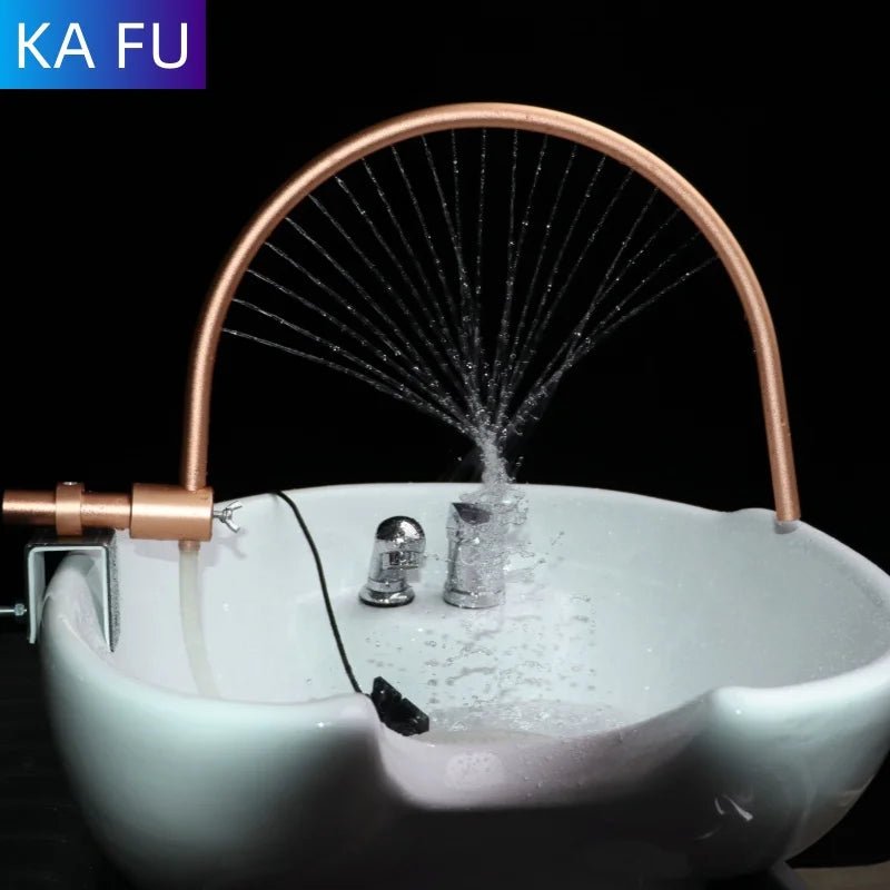 Salon Head Massage Spa Equipment Waterfall Shower Shampoo Basin Hair Salon Hair Beauty Salon Portable Equipment Supplies - Gorgeous Strands Retail